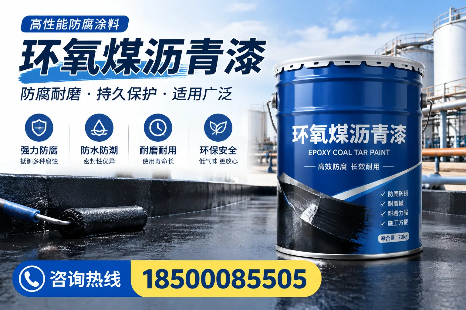 环氧煤沥青漆与传统涂料的对比,哪种更适合烟台?